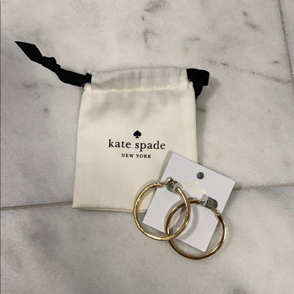 kate spade Jewelry - Kate Spade Scallop Hoop Earrings